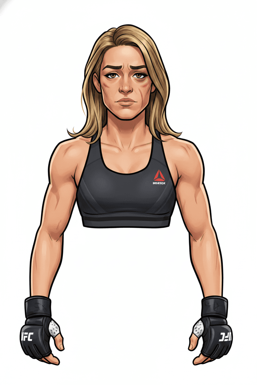 Mackenzie Dern editorial illustration