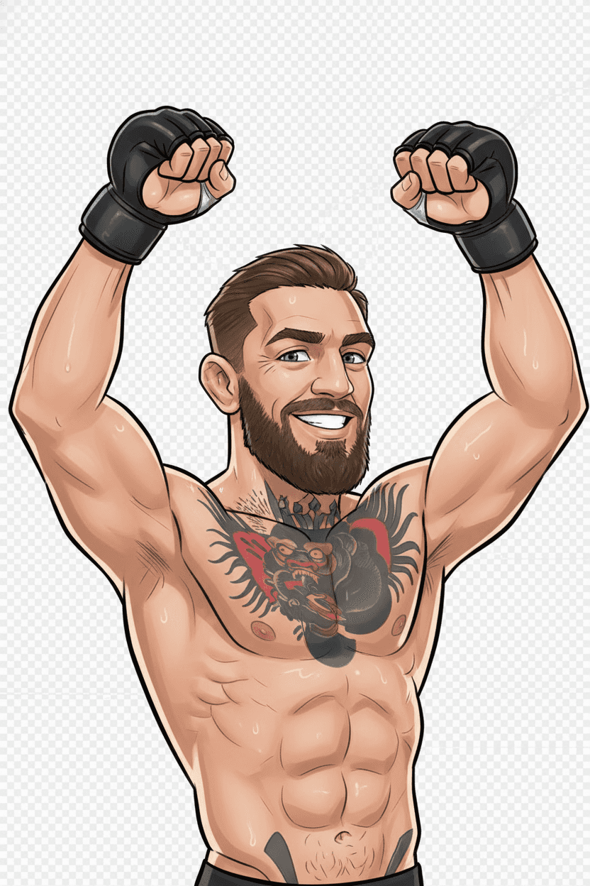 Conor McGregor editorial illustration